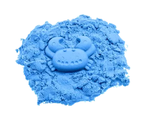 blue magic sand with crab mold