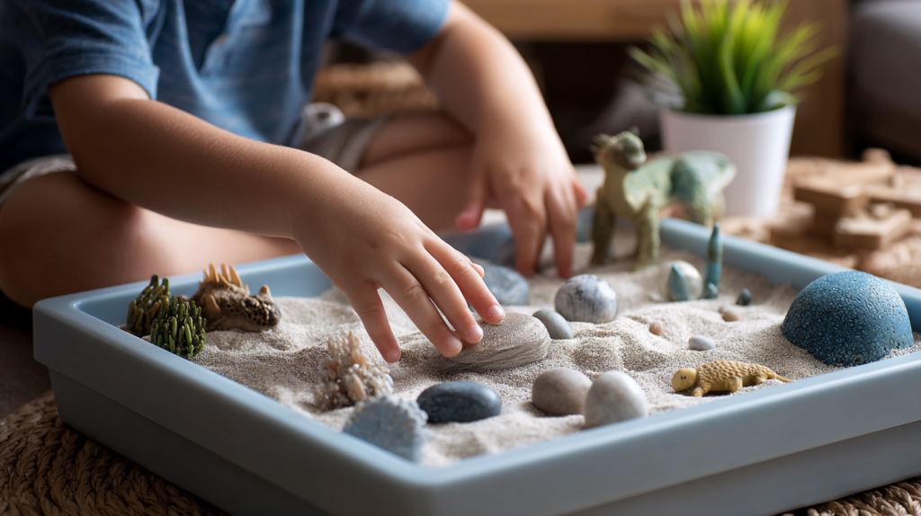 rpotiercn_Autistic_child_in_therapy_room_putting_his_hand_into__31aebe1a-52a1-4d38-ba4e-a5150a58a4c5